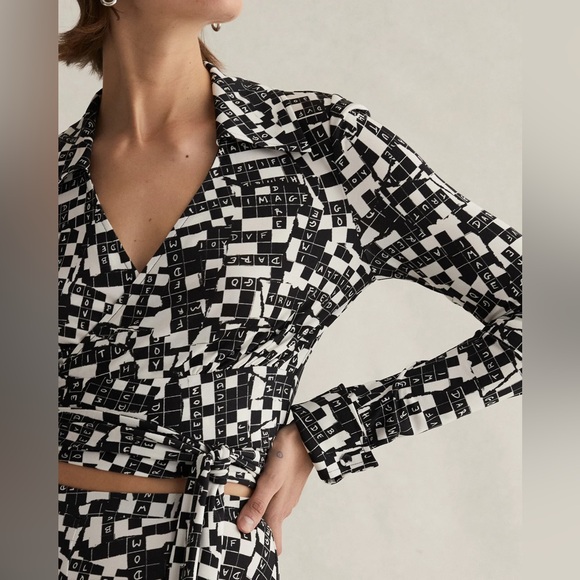 Diane Von Furstenberg Tops - New Diane Von Furstenberg Bobbie Wrap Top